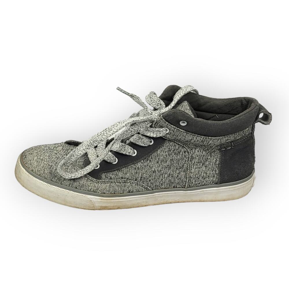 Toms Camila Gray Lace Up High-tops Shoes Sneakers Suede Women's Size 10 730515